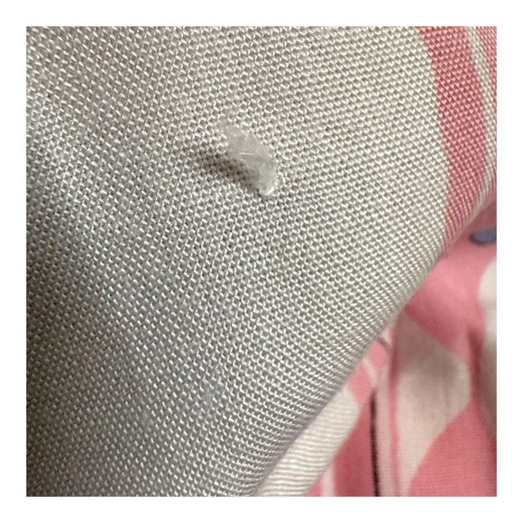 Vintage Fruit & Floral Tablecloth Pink White Center Grapes Berries Fruit Salad R - Picture 7 of 7